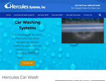 Tablet Screenshot of herculescarwash.com